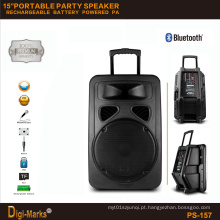 15 &#39;&#39; Multifuncional Bluetooth Exterior Bateria USB Micro SD Porta Speaker